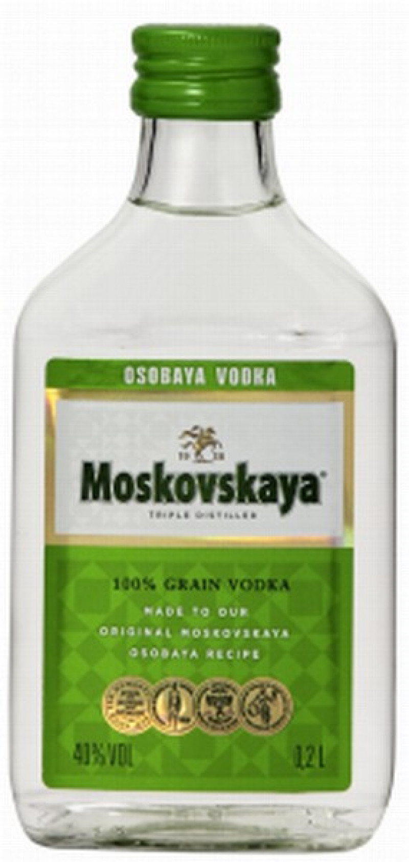 Degvīns Moskovskaja Osobaja 40% 0.2L Latvija