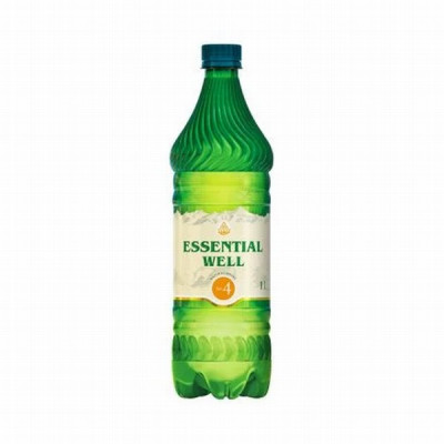 Minerālūdens Essential Well Nr.4 gāzēts 1L (01.10.2025) DEPOZĪTA maksa 0.10 eiro Ukraina