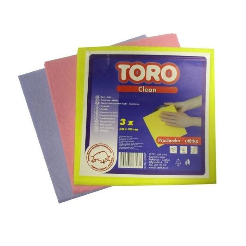 Lupatas putekļu Toro 38x38cm 3gb