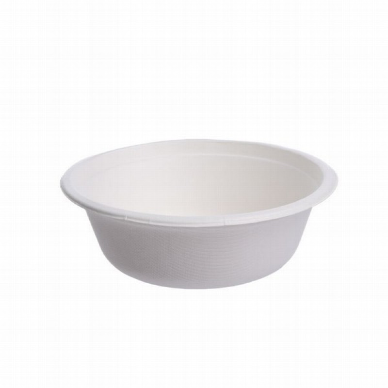 Šķīvji zupas cukurniedru balti 500ml 50gb