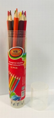 Zīmuļi 24 krāsas divpusēji 12gb 