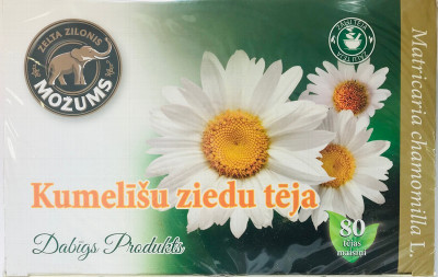 Tēja Možums Kumelīšu ziedu 80x1.3g (09.2025)
