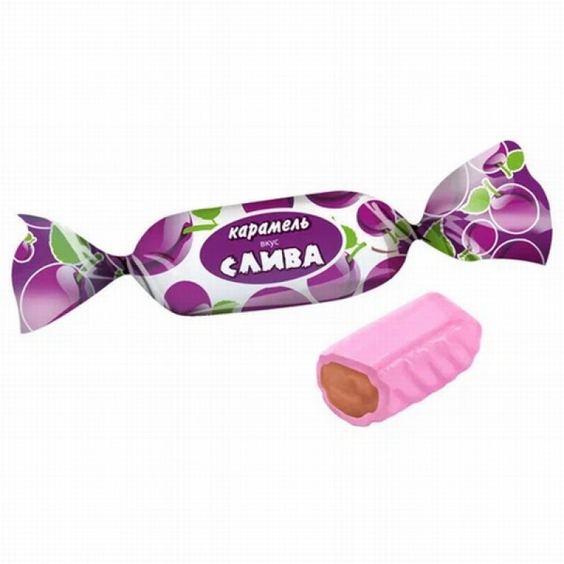 Karameles Sļiva 1kg Ņevskij (07.06.26)  RU