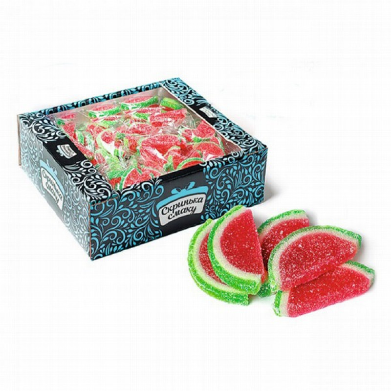 Marmelāde Daiviņas ar arbūzu garšu 1.6kg (10.10.26) (daudzumu norādīt kg) Ukraina