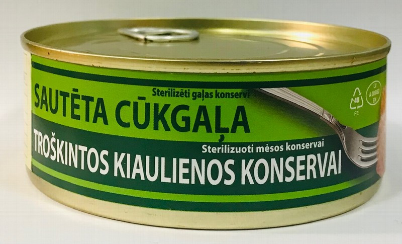 Cūkgaļa sautēta 230g Econ (03.07.2027) LV