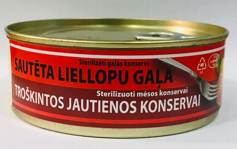 Liellopu gaļa sautēta 230g Econ (11.09.2026)