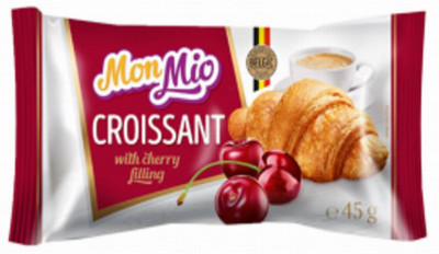 Kruasāns Mon Mio ar ķiršu pildījumu 45g (11.11.2025) Ukraina LABA CENA