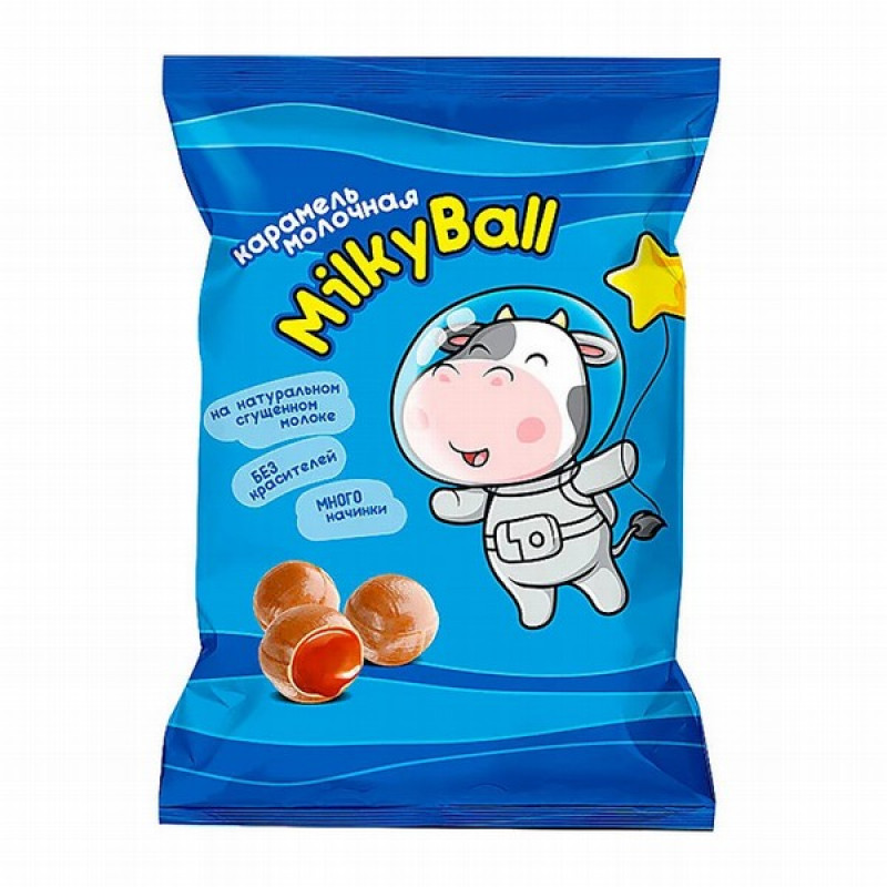 Karameles Milky ball 90g (12.08.26)  Krievija