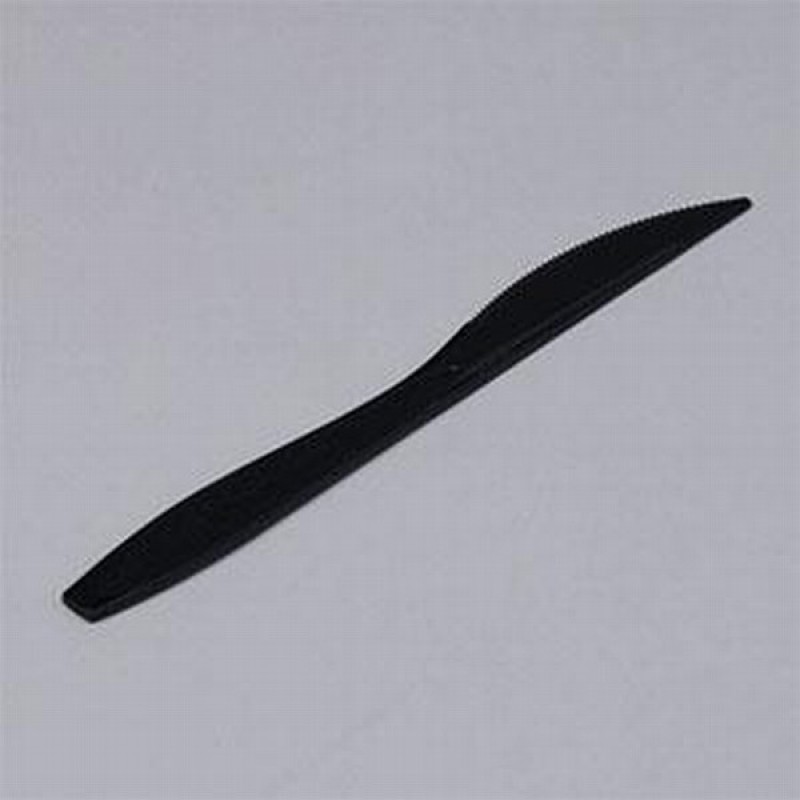 Naži plastmasas MELNI 18cm 50gb daudzreizlietojami