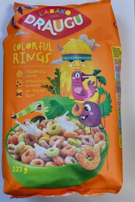 Sausās brokastis Draugu colorfuk rings 225g (10.02.26)
