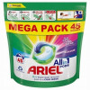 Veļas mazgāšanas kapsulas Ariel Alpine All in 1 45gb baltai veļai (0.42 eur/gb) 