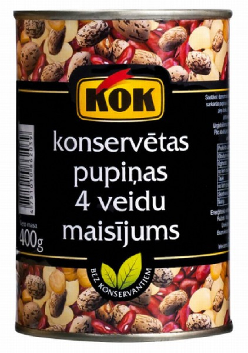 Pupiņas KOK 4 veidu maisījums 400g (02.27) Itālija