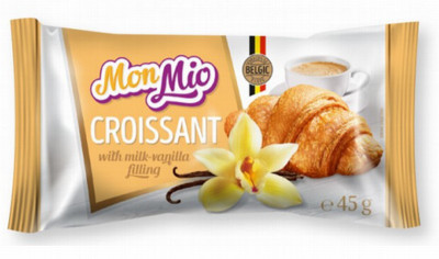 Kruasāns Mon Mio ar vaniļas pildījumu 45g (06.04.26) Ukraina LABA CENA