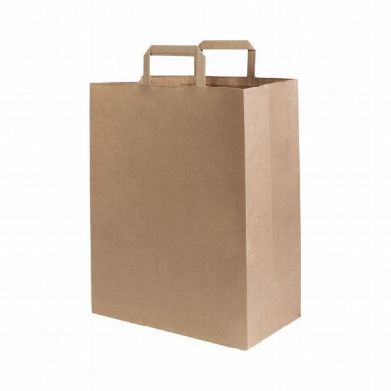 Maisiņi papīra 32x16x39 ar rokturi 80gsm 1/250