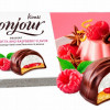 Zefīru deserts Bonjour ar panna cota un aveņu garšu 232g (14.10.25) Ukraina