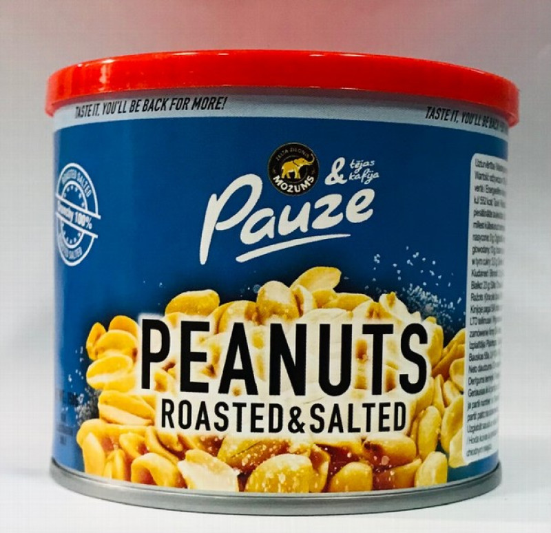 Zemesrieksti.Pauze grauzdēti, sālīti 150g 1/24 (08.06.27) Ķīna