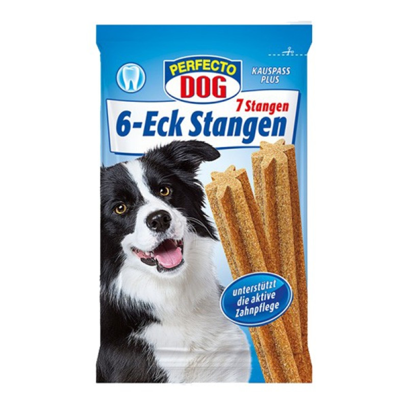 Suņu košļājamie kociņi Perfecto zobu higiēnai 203g (05.03.27) Vācija