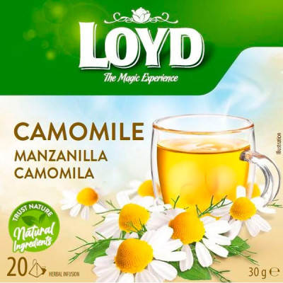 Tēja Loyd Pyramids Kumelīte 20*1.5g (30.12.2025) Ukraina
