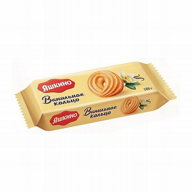 Cepumi Yaškino Vaniļas riņķīši 180g (30.09.26) Krievija