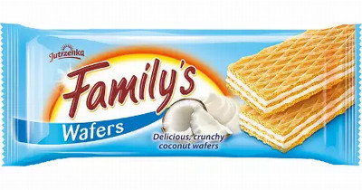 Vafeles Family ar kokosa garšu 180g  (16.02.2026)