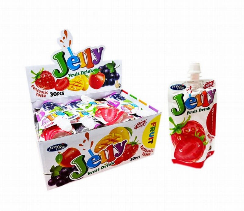 Želejkonfektes Dzēriens Jelly Fruit drink 55g*30gb (14.11.2026) Ķīna