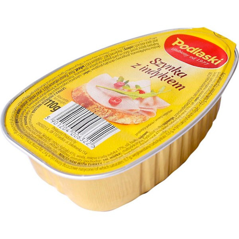 Tītara šķiņķis Podlaski 110g (12.07.2027) Polija
