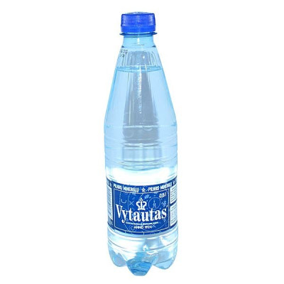 Minerālūdens Vytautas 0.5l (30.08.2026) DEPOZĪTA maksa 0.10 eiro Lietuva