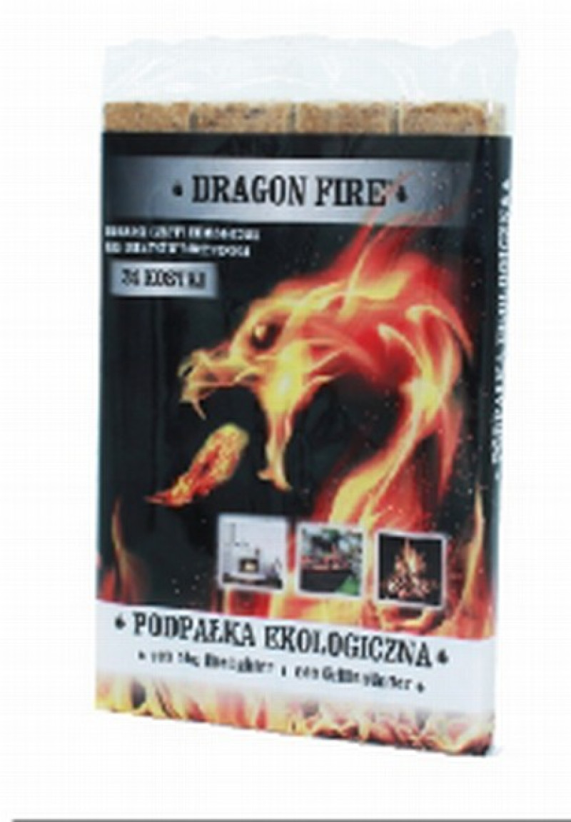 Aizdedzināšanas klucīši Dragon fire brūni 24gb 1/41 Polija