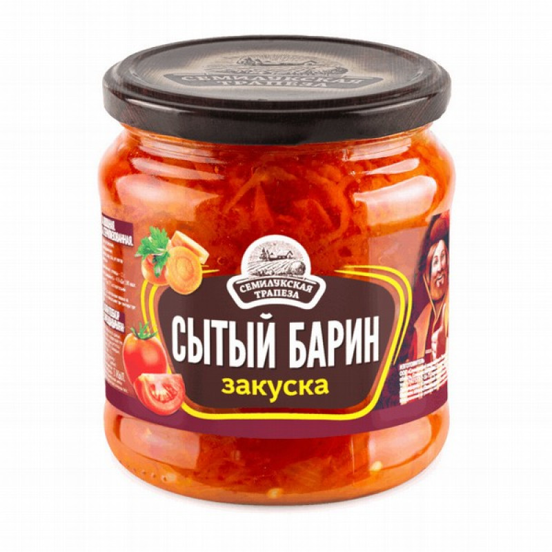 Dārzeņu uzkoda Sitij Barin 460g Semilukskaja Trapeza (09.11.2027) Krievija