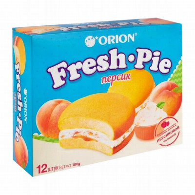 Cepumi Orion Fresh Pie Persik 300g KDV (10.05.2025) RU