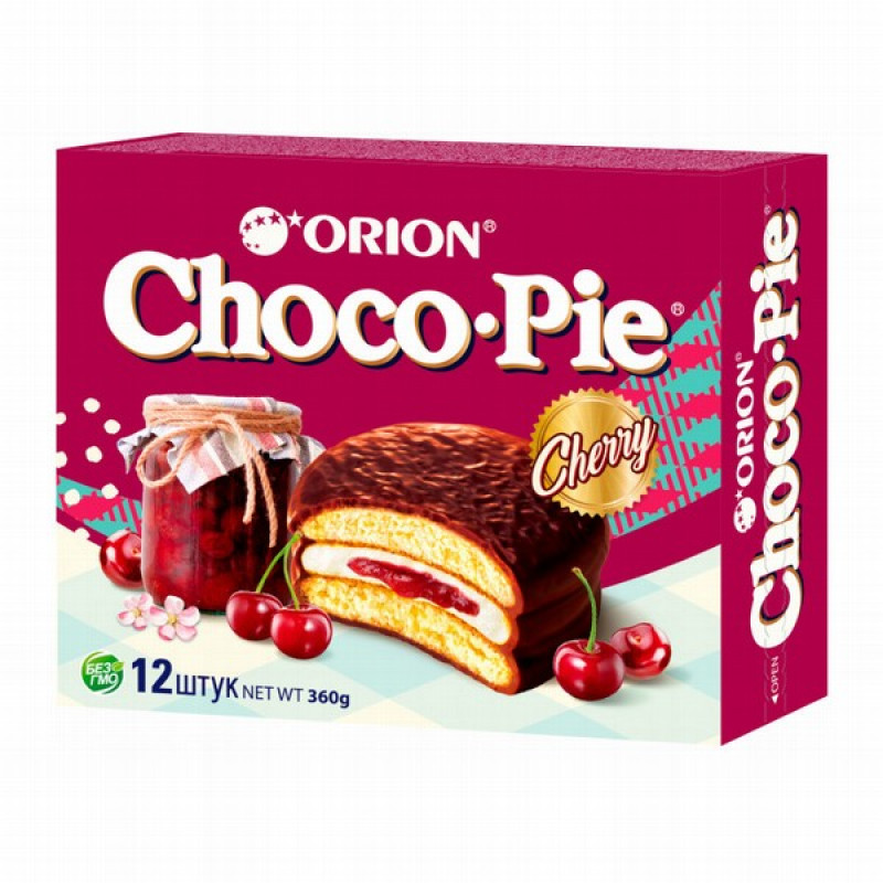 Cepumi Orion Choco Pie Cherry 360 KDV 1/8 (12.02.27) Krievija