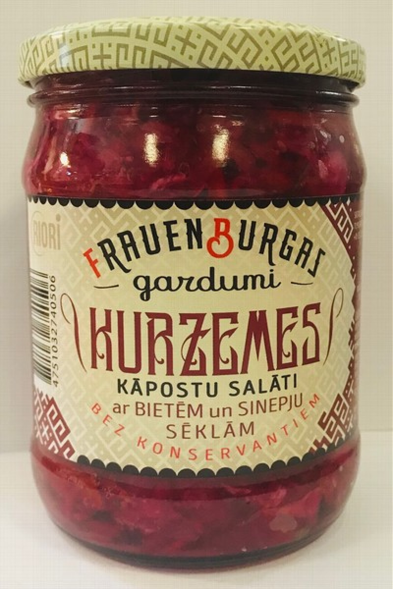 Kurzemes kāposta salāti 500g Frauenburgas gardumi (23.06.2026)