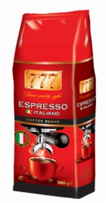 Kafijas pupiņas 777 Espresso Italiano 1kg (21.08.25)