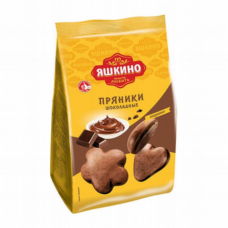 Prjaņiki Yaškino ar šokolādes garšu 350g KDV(28.09.26) Krievija