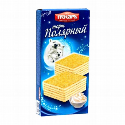 Vafeļu torte Poļjarnij 213g KDV (06.10.2025) RU 