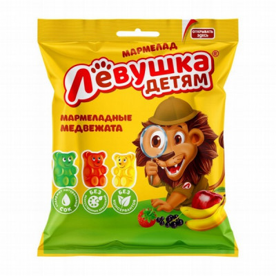 Želejkonfektes Ļjovuška lacīši 70g (15.07.25) Krievija