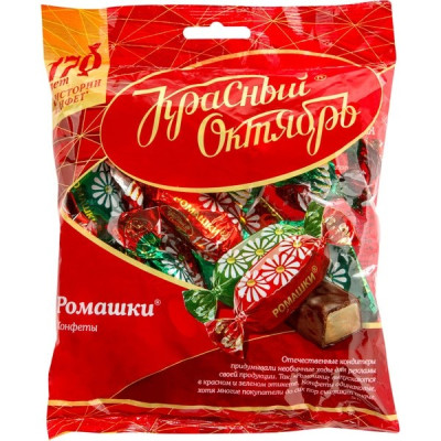 Šokolādes konfektes Romaški 250g Krasnij Oktjabr (20.02.2025) RU