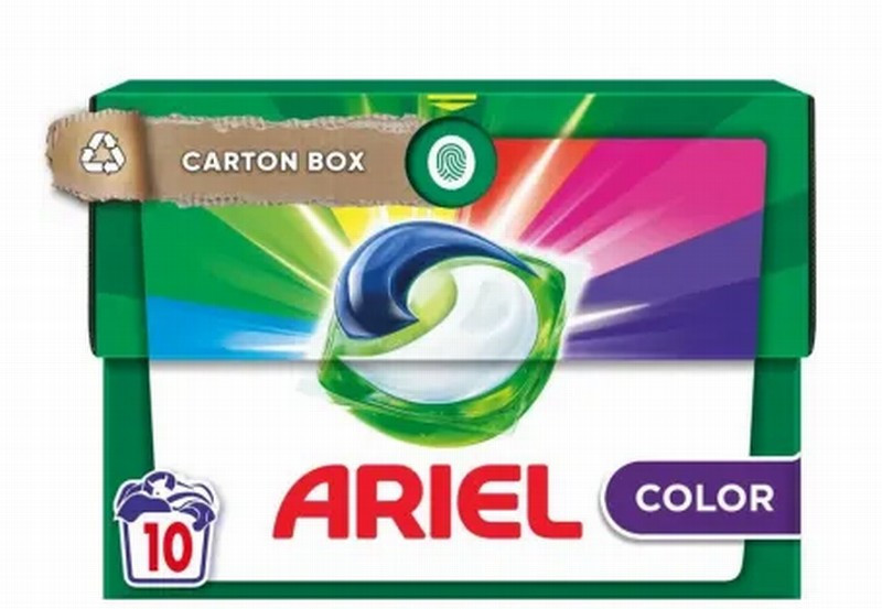 Veļas mazgāšanas kapsulas Ariel Color krāsainai veļai 10gb (0.43 eur/gb) RO