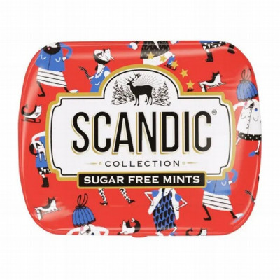 Dražejas Scandic Fresh Zemeņu mix 14gb 1/18  (09.2026) Krievija