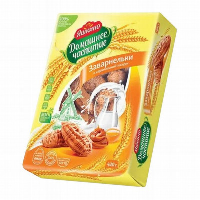 Cepumi Zavarneļki karameļu glazūra 420g 1/6 Krievija (04.10.25)