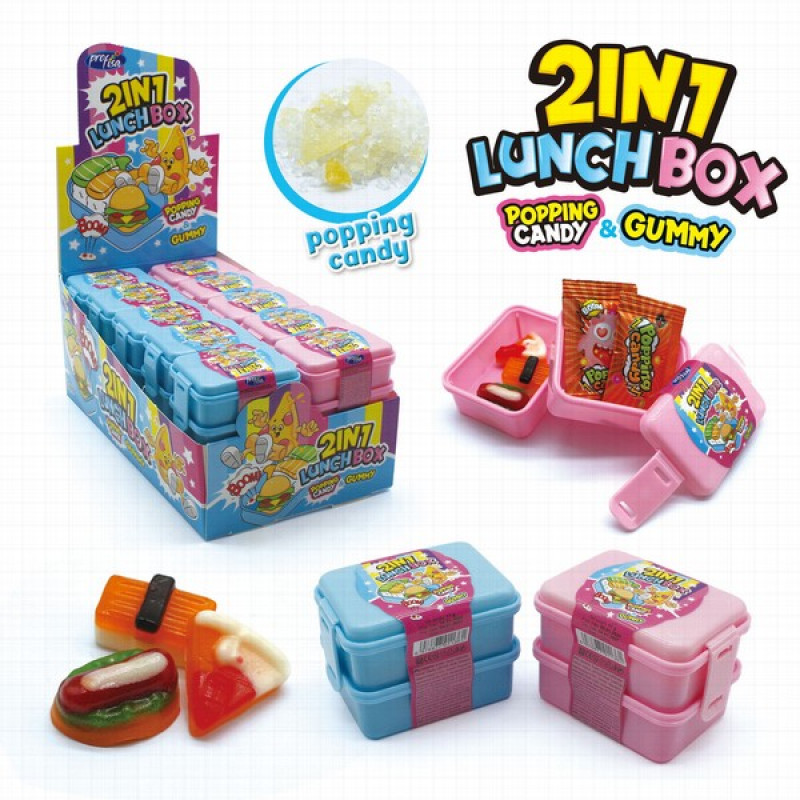 Želejkonfektes Lunch Box 2in1 11g*20gb (24.09.2027) Ķīna