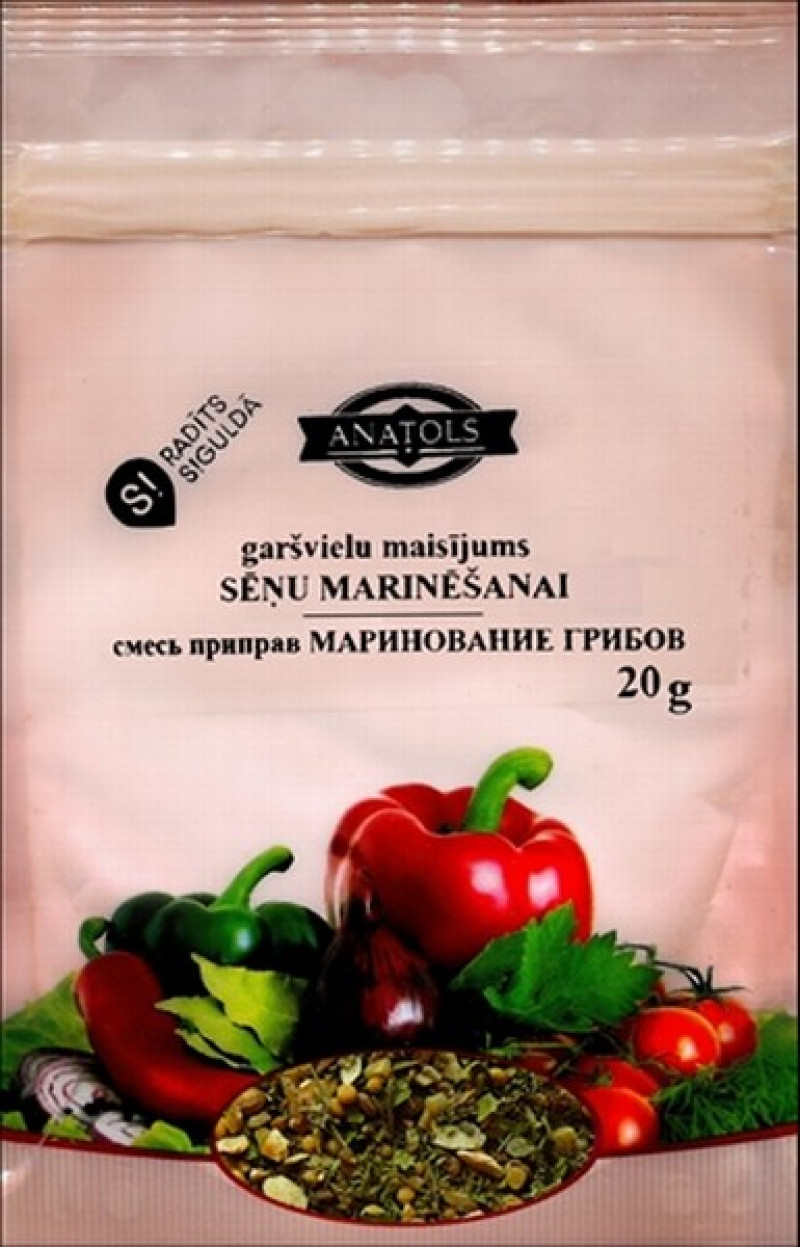 Garšviela Anatols Sēņu marinēšanai 20g 1/30 (24.05.26)