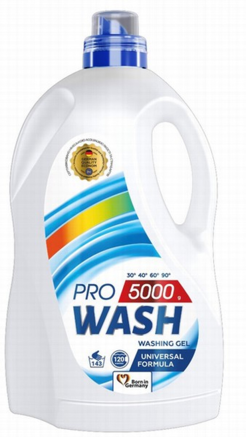 Veļas mazgāšanas līdzeklis universāls Pro Wash 5L (19.03.2028) Ukraina