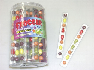 Košļājamā gumija Frogger fruit 42x22g (09.10.2025) Ķīna