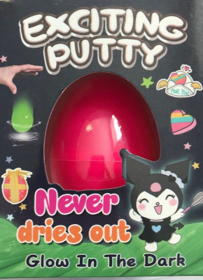 Rotaļlieta Slime Exciting Putty (spīd tumsā)