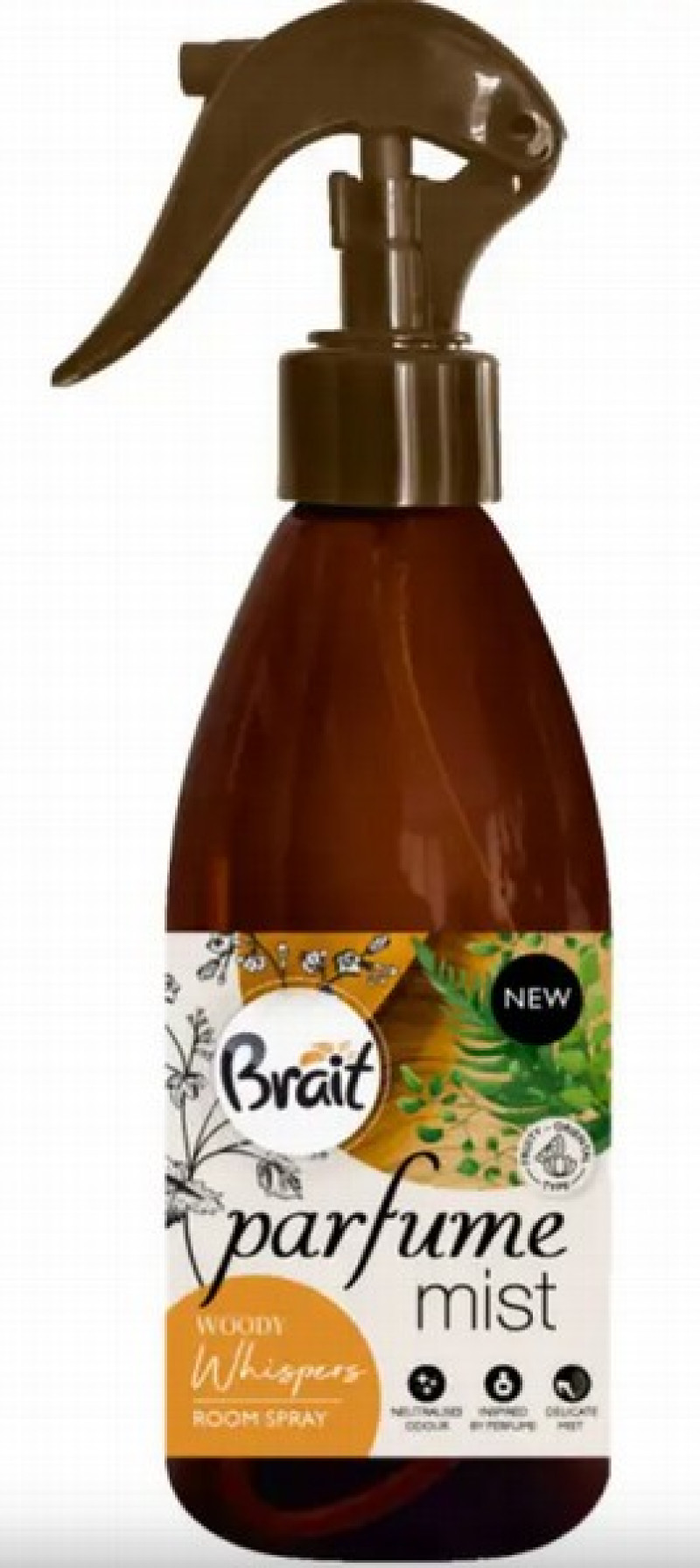 Gaisa atsvaidzinātājs Brait Parfume Woody Whisper  325ml (16.09.27)